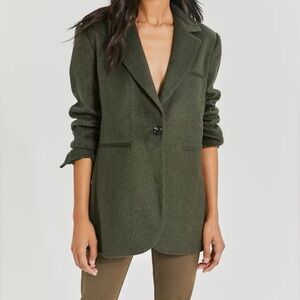 Something Navy Wool Blazer